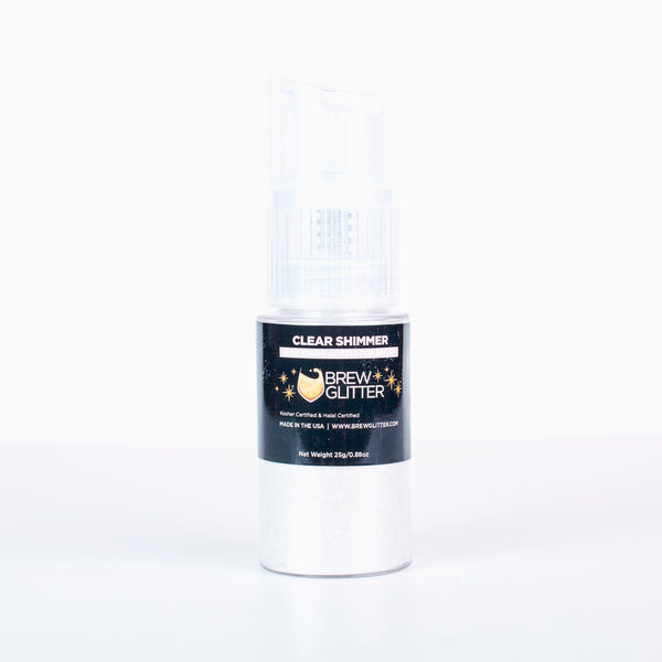 Clear Shimmer Edible Glitter for Drinks Glitter Spray Pump – Glittery -  Your #1 source for all kinds of glitter products!